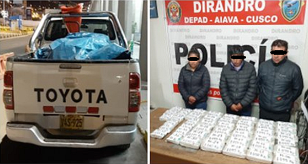 Escondían más de 40 kilos de droga en llanta de repuesto (FOTOS)