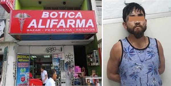 Extranjero intentó robar botica en Andahuaylas