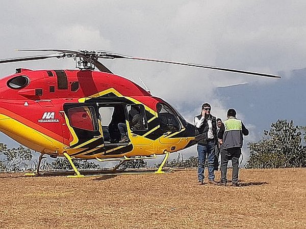 MTC suspende a empresa dueña de helicóptero que aterrizó sin autorización en Cusco