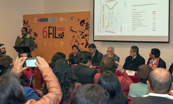 Diversas actividades de instalación e inauguración de la FIL - Cusco 2019