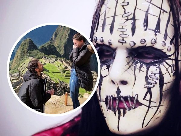 Baterista de Slipknot le pide matrimonio a su novia en pleno Machu Picchu (FOTOS)